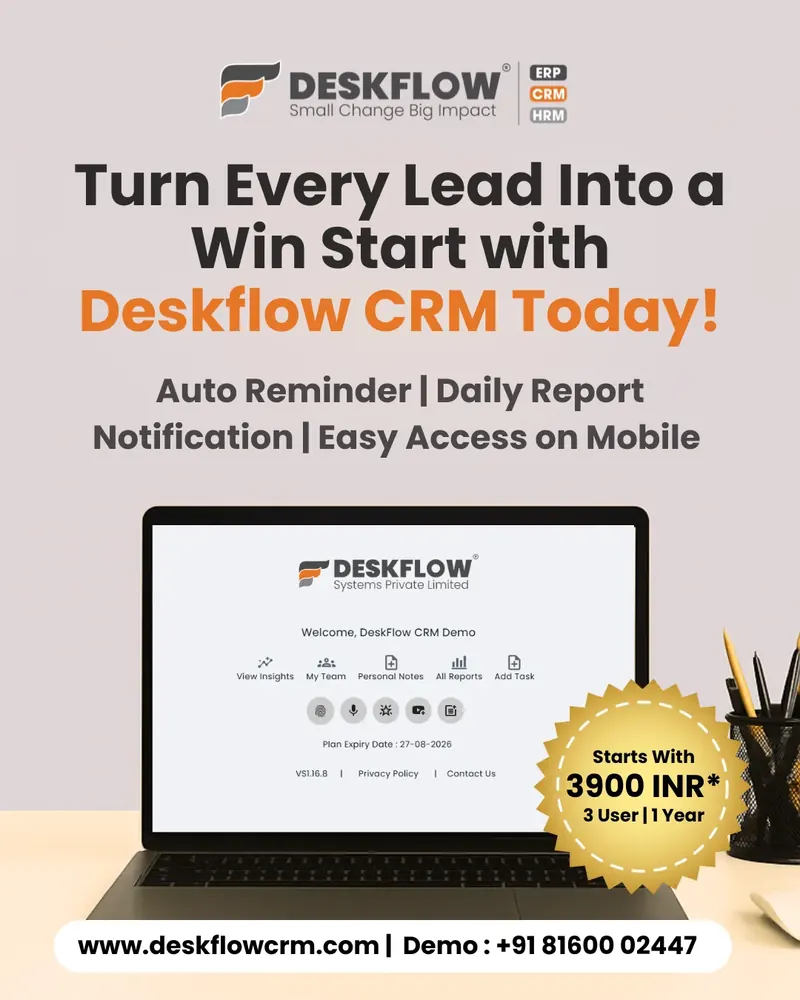 smart automation with deskflow crm